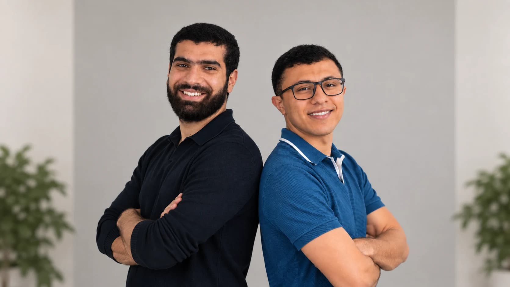 Marwan Rekaby and Muhammad Hossam, the two founders of Sahla.